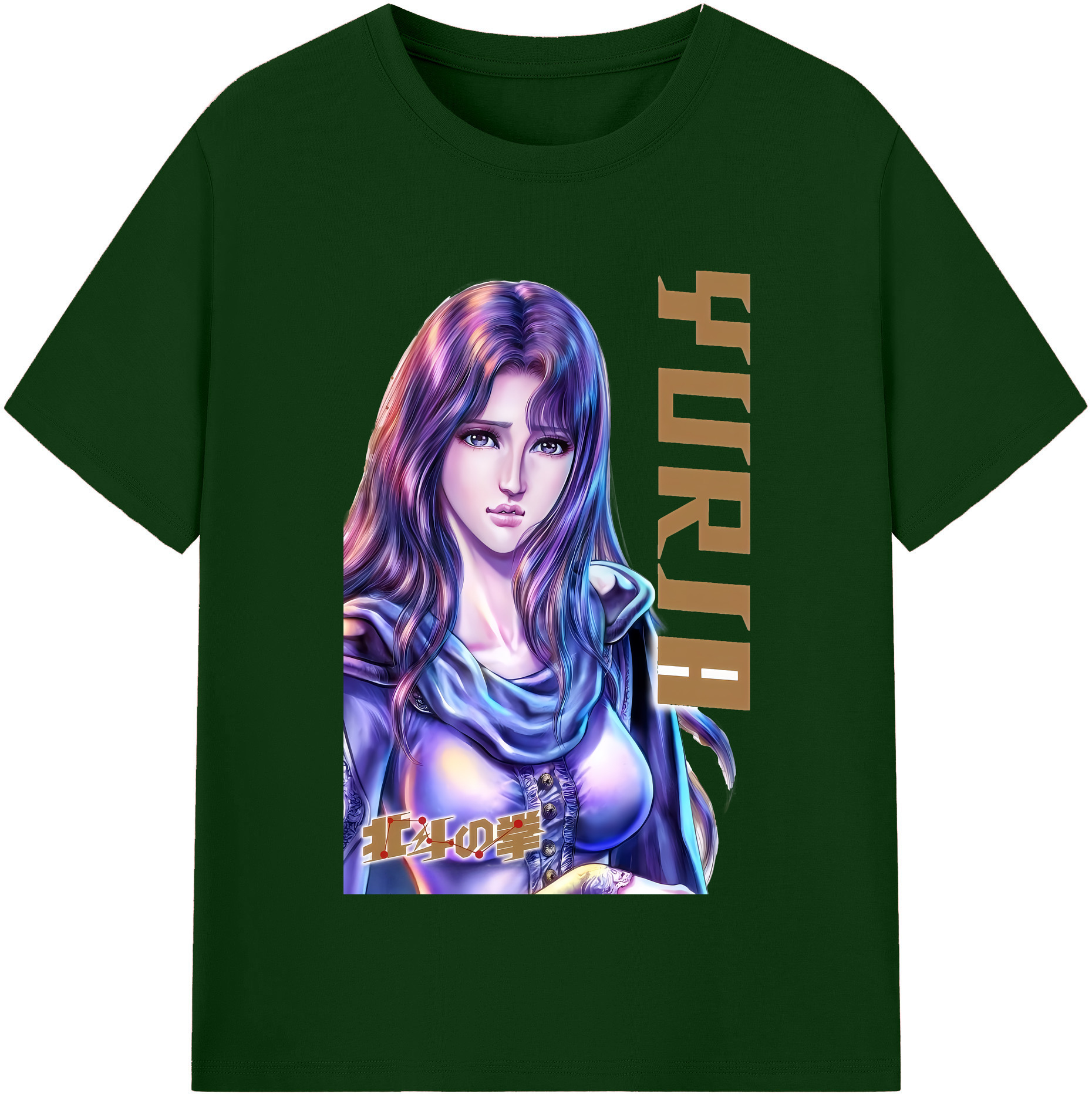（画像用） 北斗の拳 Fist of the North Star 綿100％半袖Tシャツ（フロントプリント）
